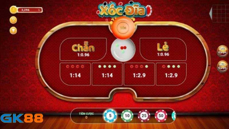 Luật chơi xóc đĩa Gk88